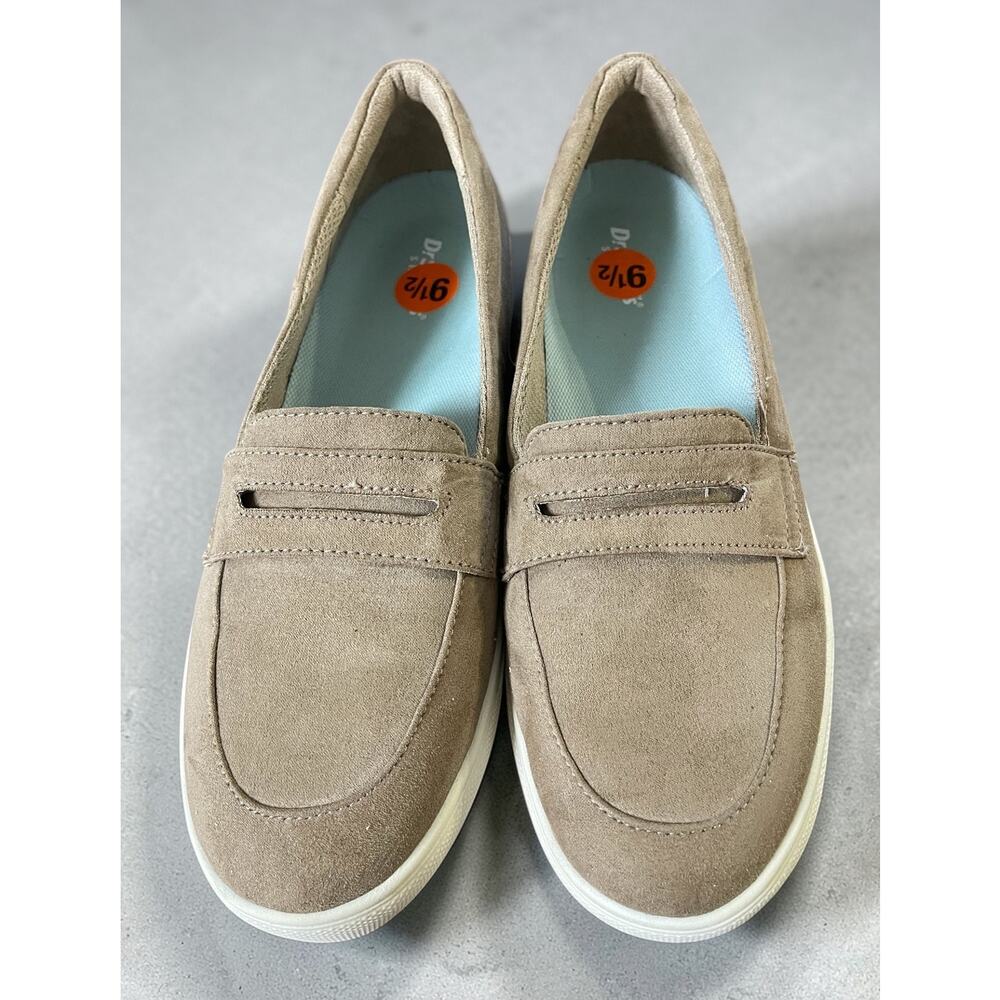 Dr. Scholl's Woman's Shoes Flats Loafers Slip-on Sneakers Size 9.5 Suede Brown
